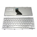 Клавиатура для ноутбука Toshiba Mini Nb200, 205  (RU) Серебро