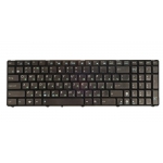 Клавиатура для ноутбука Asus G60  A52  N50  k52  BLACK FRAME  (RU) черная