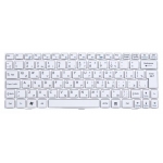Клавиатура для ноутбука MSI U135 U160 (RU) белая