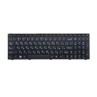 Клавиатура для ноутбука Lenovo G580 V580 Z580 (RU) черная с черной рамкой